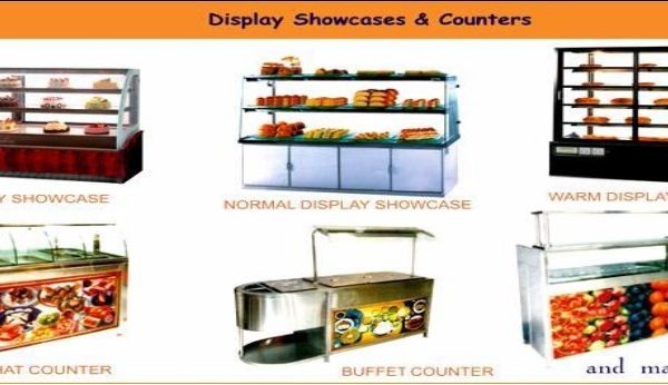 Bakery Display Showcases and counters